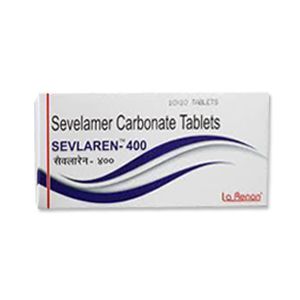 Sevlaren 400 мг Sevelamer Carbonate Таблетка - объявление