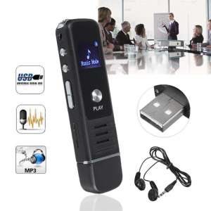 SK-006 Мини Цифровой Диктофон Флешка Mp3-плеер с функцией активация голосом - объявление