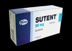 Sunitinib. Сутент. Противоопухолевый препарат. Препарат от рака - объявление