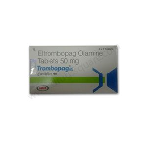 Trombopag 50 mg Eltrombopag Tablet - 