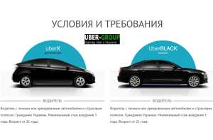 UBER (Убер Такси) подключение водителей в Одессе и Киеве - объявление