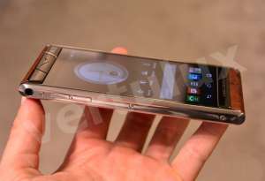 Vertu Aster Cognac Ostrich, Verty, верту, реплика vertu, Копии vertu, копии vertu Киев, лучшая копия vertu