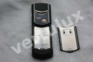 Vertu Signature S Design Dlc Red Gold Black Leather, Vertu, реплика Vertu, Копии Vertu, копии vertu Киев, элитные копии Vertu