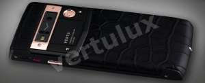 Vertu Signature Touch Pure Black Gold Alligator, Verty, верту, реплика vertu, Копии vertu, копии vertu Киев, лучшая копия vertu