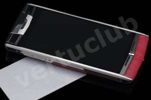 Vertu Signature Touch Red Leather, Verty, верту, копии vertu, копии телефонов vertu, точные копии vertu, копии элитных телефонов - оголошення