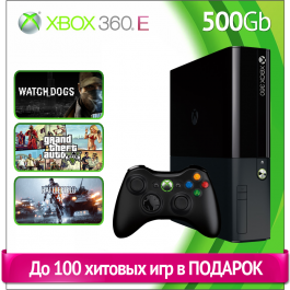 Xbox 500GB Slim E Мультипрошивка + 99 игр + гарантия 2 года - оголошення