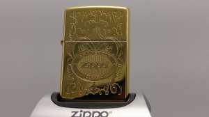 ZIPPO позолоченная 24 каратным золотом(999проба)лазерн.гравировк - оголошення