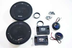 Автоакустика 13см BOSCHMANN BM Audio F-528-X6 200W 2х полосные компонентные 860 грн. - оголошення