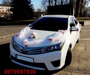 Автомобиль на свадьбу, белоснежная Toyota Corolla New! - оголошення