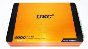 Автомобильный усилитель звука UKC Riot P4800.4 4000Вт 4-х канальный 1160 грн - объявление