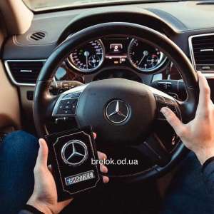 Автообложка с маркой и номером авто