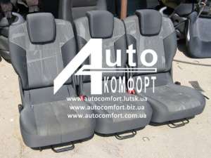 Автосидения б. у. Renault Scenic IV (Рено Сценик 4) 3 шт. трансформеры (темные, светлые) - оголошення