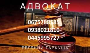 Адвокат по семейным, уголовным, хозяйственным делам. - объявление