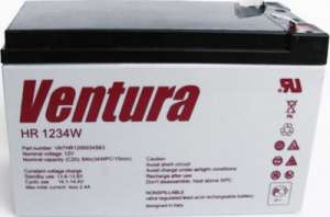 Аккумулятор Ventura 12V/В 9Ah/Ач до упса (UPS), эхолота, сигнализации, инверторов. - объявление