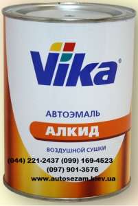 Алкидная автоэмаль Вика - готовые цвета. - объявление