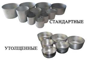 Алюминиевые формы для выпечки пасок и куличей - объявление