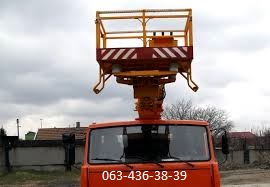 Аренда автовышки Киев. Заказать автовышку 28 метров. - объявление