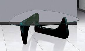 Аренда дизайнерского стеклянного столика Noguchi Table (black) - оголошення