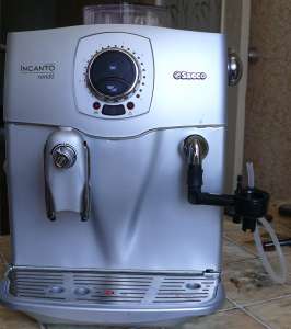 Б/У кофемашина (кофеварка эспрессо купить бу) Saeco Incanto Rondo nero,silver, центр (3 000,00 грн.) - оголошення