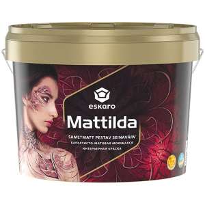 Бархатисто-Матовая краска для стен Eskaro Mattilda - оголошення