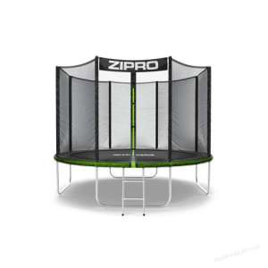 Батут 312 см черно-зеленый Zipro Jump Pro с наружной сеткой - оголошення