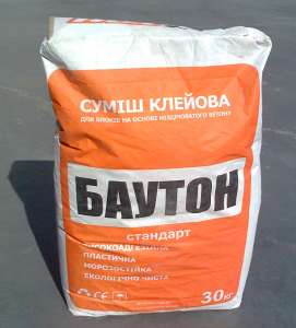 Баутон - клей для газобетона (пенобетона, газосиликата) - объявление