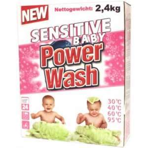 Безфосфатный детский стиральный порошок Power Wash Baby 2.4 kg - оголошення