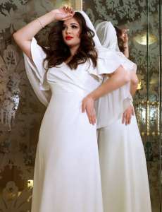 Белое платье для росписи,свадьбы,вечера