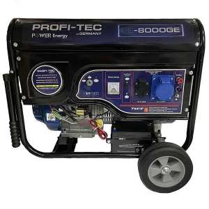 Бензинові генератори-электростанції электропуск Profi-Tec 8000GE - оголошення