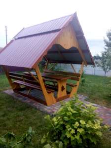 Беседка из дерева - объявление