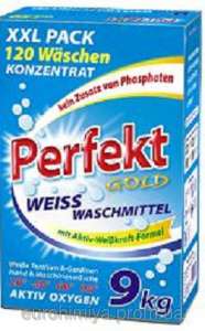 Бесфосфатный стиральный порошок из Германии "Perfekt Gold Weiss" (для белых вещей) - объявление