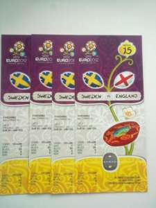 Билеты на Евро 2012 Швеция-Англия - оголошення