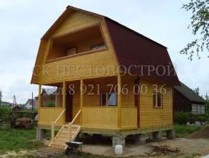 Брусовые, каркасные дома, дачи и бани из бруса под ключ. - объявление