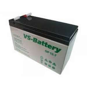 Бюджетный аккумулятор VS Battery 12V(В) 7,2Ah(Ач) до упса, эхолота, сигнализации. - объявление