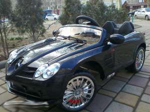Важно! Детский электромобиль Mercedes Slr 722S - Черный - объявление