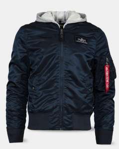 Ветровка L-2B Hooded Flight Jacket Alpha Industries (синяя) - оголошення