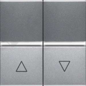 Выключатель кнопочний жалюзи серебро Zenit (N2244 PL) 2CLA224400N1301 - объявление