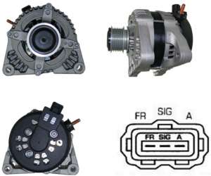 Генератор Ford Kuga 12v 120amp 150amp - объявление