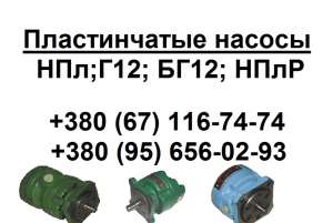 Гидронасос пластинчатый БГ 12-24АМ (50 л.), БГ 12-24М (70 л.), БГ 12-25АМ продам насосы насос пластинчатый нерегулируемый БГ 12-24 - оголошення