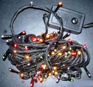 Гирлянда на елку 300л разноцветная - оголошення