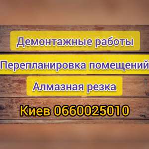 Демонтажные работы. Демонтаж квартиры, стяжки пола, стен, перегородок, штукатурки, плитки - объявление