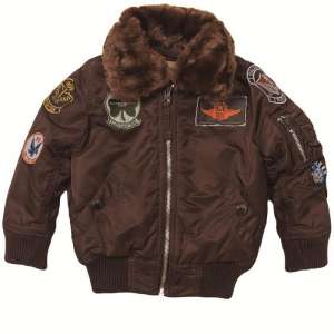 Детская куртка Boys Maverick Jacket Alpha Industries (Cocoa) - оголошення