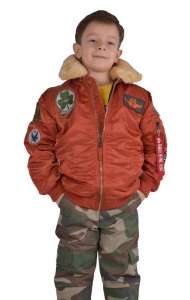 Детская куртка Boys Maverick Jacket Alpha Industries (Rust) - оголошення