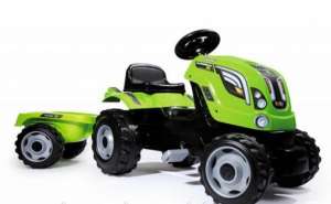 Детский педальный трактор c прицепом Smoby Farmer XL 710111 - оголошення