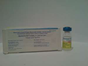 Дуваксин (Duvaxyn IE-T Plus), 1 фл.(1 доза) х 1,5 мл Форт-Додж (США)