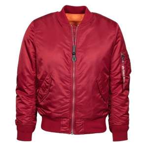 Женская куртка бомбер MA-1 W Flight Jacket Alpha Industries(красная) - оголошення