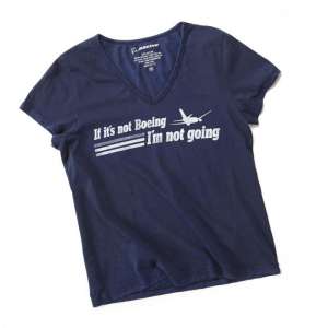 Женская футболка If It's Not Boeing T-Shirt (navy) - оголошення