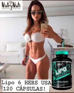 Женский Топ Жиросжигатель, Lipo 6 Black Hers Липо 6 , США 120капс - объявление