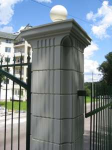 Забор. Продаем бетонные колоны для ограждения, наборные разных высот