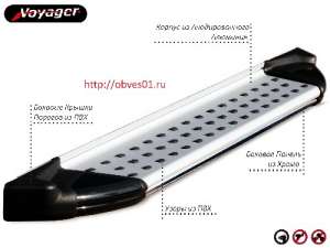 Защита порога и бампера для CITROEN BERLINGO.